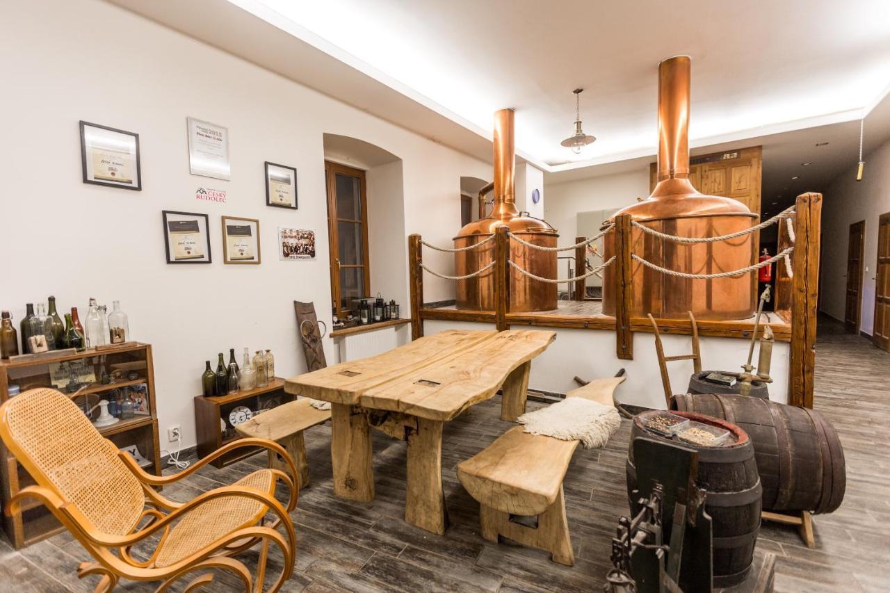 Pivovar A Penzion Grasel Český Rudolec Exterior foto